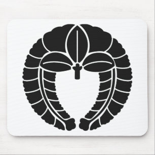 Japanisches Familienwappen (KAMON) Symbol Mousepad