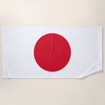 Japanisches Flag Beach Handtuch