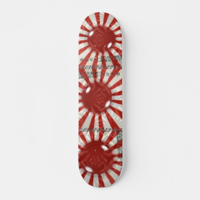 japanisches Flagball Skateboard (Vorne)