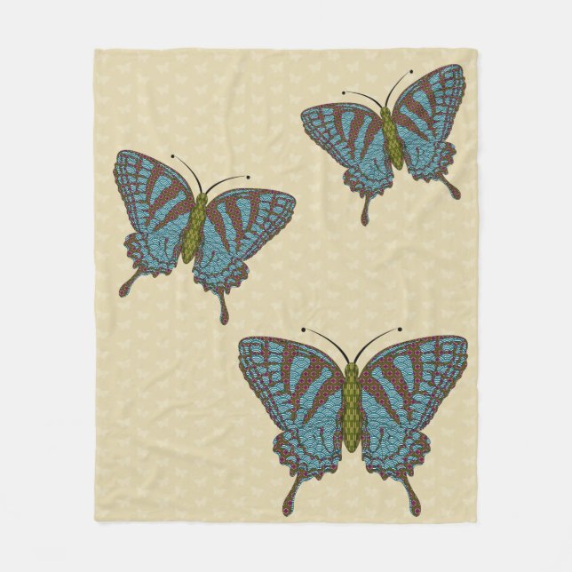 Japanisches Frack Fleece Blanket (Vorderseite)