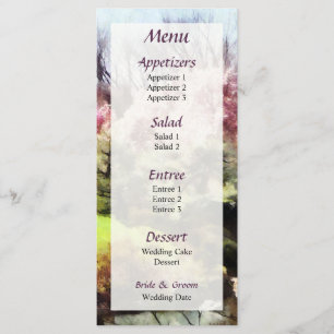 Japanisches Frühlingsmenü ... Menükarte