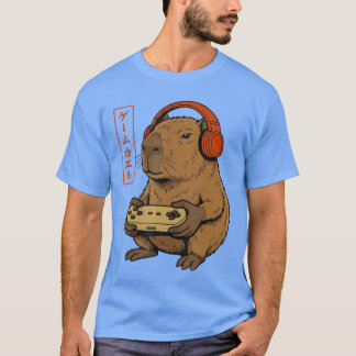 Japanisches Gamer Capybara Kunst Männer Frauen Jun T-Shirt