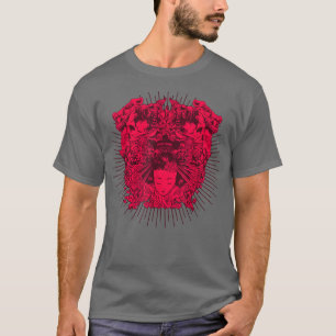 Japanisches Geisha Kawaii Mädchen Kimono Samurai T T-Shirt