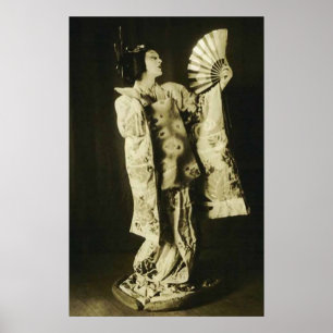 japanisches Geisha-Poster Poster