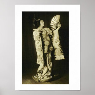 Japanisches Geishaplakat Poster