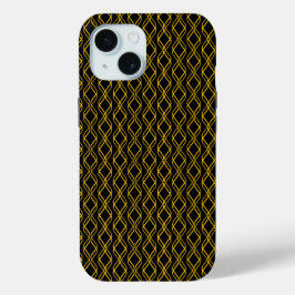 Japanisches Gold- und Schwarz-Muster Case-Mate iPhone Hülle