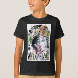 japanisches Grotesque-Schwertdesign T-Shirt