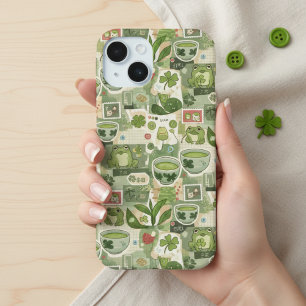 Japanisches grünes Anime-Moodboard kawaii Cartoon- Case-Mate iPhone Hülle
