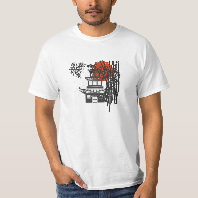 Japanisches Haus T-Shirt (Vorderseite)