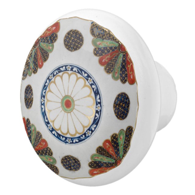 Japanisches Imari-Muster Keramikknauf (Rechts)