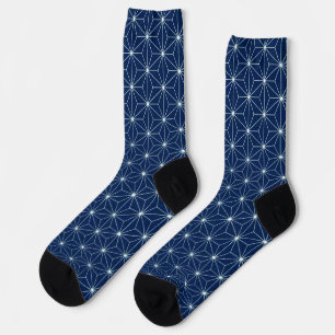 Japanisches Indigoblau Socken
