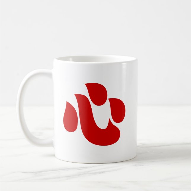 Japanisches Kanji Herzkraut 【Shin/Kokoro】 心 Kaffeetasse (Links)