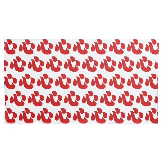 Japanisches Kanji Herzkraut 【Shin/Kokoro】 心 Kissenbezug (Vorderseite-Links)