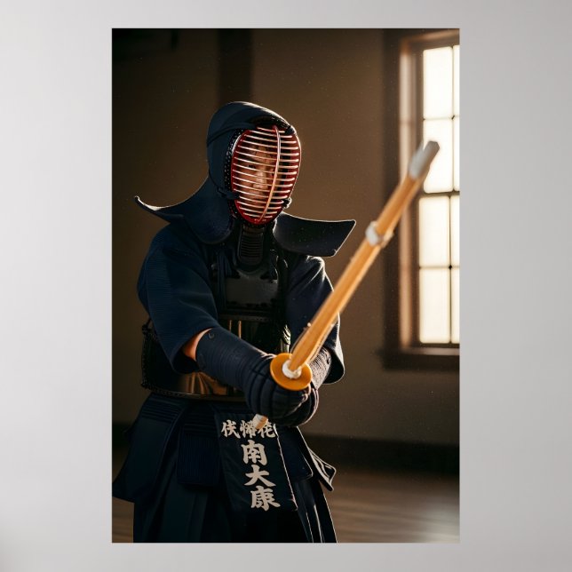 Japanisches Kendo Poster (Vorne)