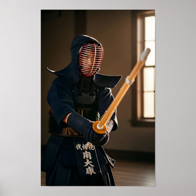 Japanisches Kendo Poster (Vorne)