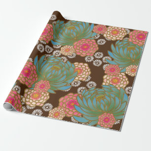 Japanisches Kimono-Fabric-Wrapping Paper Geschenkpapier