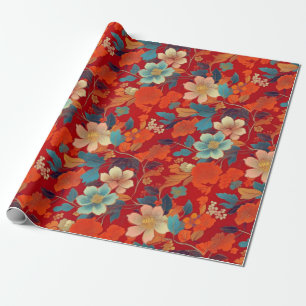Japanisches Kimono-Fabric-Wrapping Paper Geschenkpapier