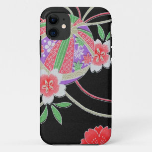Japanisches KIMONO Gewebe, Floret-Muster Case-Mate iPhone Hülle