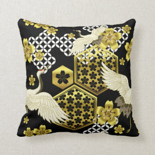Japanisches Kimono-Gewebe redete Dekorkissen an Kissen