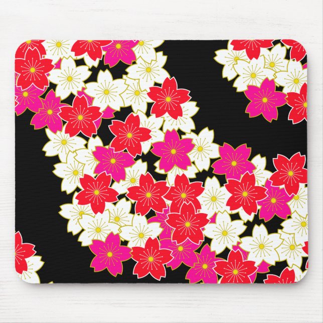 japanisches Kimono-Stilpolster Mousepad (Vorne)