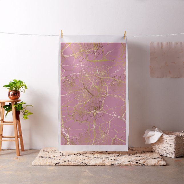 Japanisches Kintsugi Muster. Stoff (Beispiel)