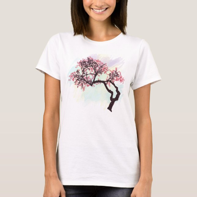 Japanisches Kirschbaum-Blüten-T-Shirt T-Shirt (Vorderseite)