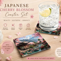 Japanisches Kirschblüten-Landschaft-Set | El