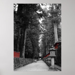 Japanisches Kloster Poster