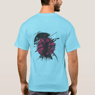 Japanisches Krieger-T-Shirt - Samurai-Rotmond-Shir T-Shirt