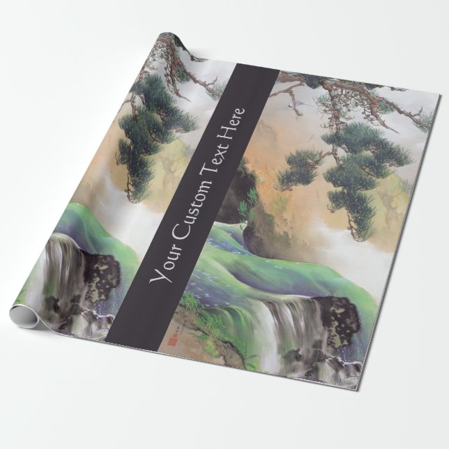 Japanisches Kunstgewohnheits-Packpapier Geschenkpapier (Ungerollt)