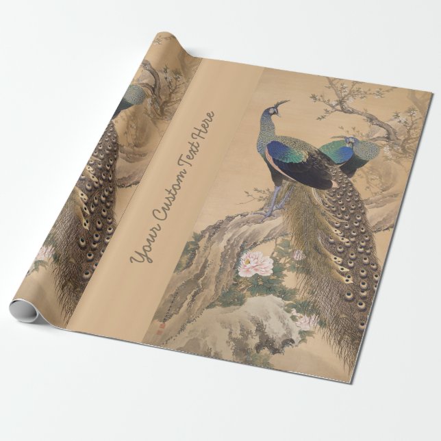 Japanisches Kunstgewohnheits-Packpapier Geschenkpapier (Ungerollt)