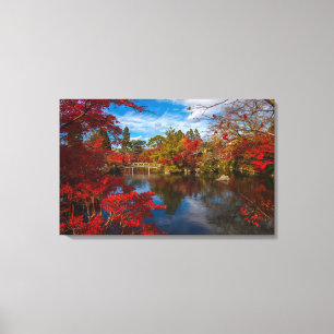 Japanisches Laub Leinwanddruck