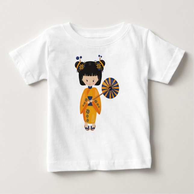 Japanisches Mädchen, Japan, Niedliches Mädchen, Or Baby T-shirt (Vorderseite)
