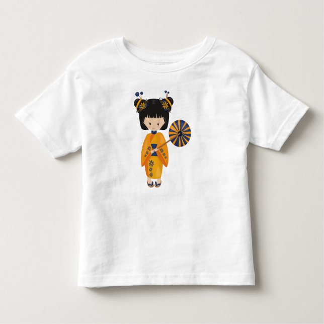 Japanisches Mädchen, Japan, Niedliches Mädchen, Or Kleinkind T-shirt (Vorderseite)