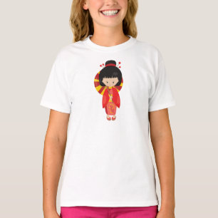 Japanisches Mädchen, Japan, Niedliches Mädchen, Ro T-Shirt