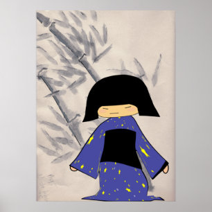 Japanisches Mädchen Poster