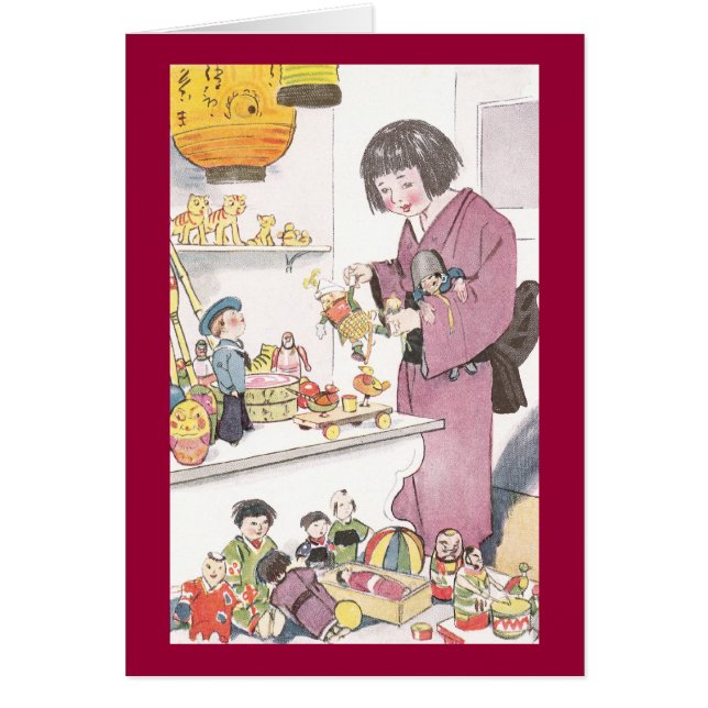 Japanisches Mädchen und Puppen (Vorne)