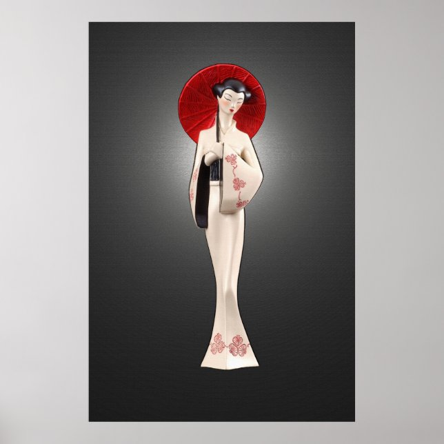 Japanisches Maiden 36 x 24 Poster (Vorne)