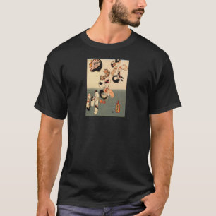 Japanisches malendes C. 1800's T-Shirt
