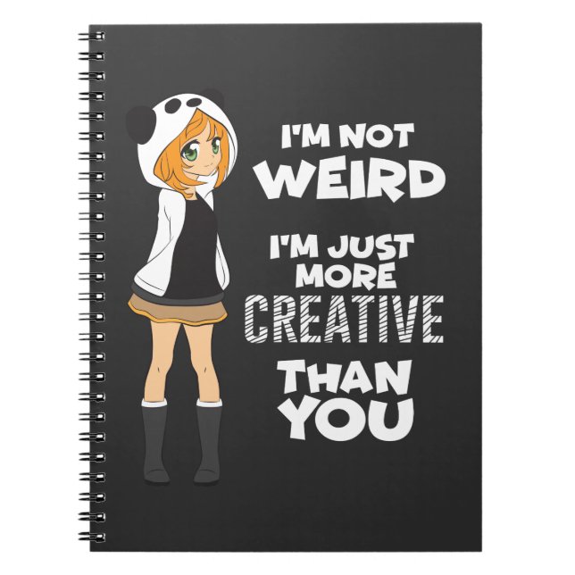 Japanisches manga Geschenk niedlicher Kawaii Notizblock (Vorderseite)