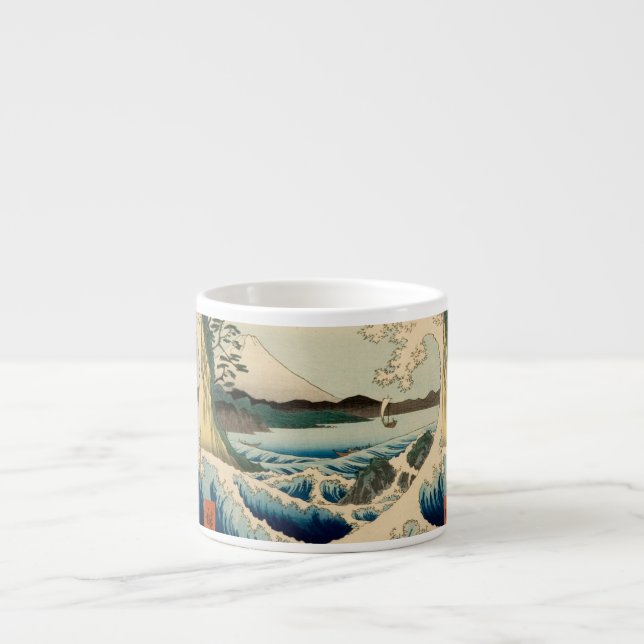 Japanisches Meer von Satta Hiroshige Kunst Espressotasse (Vorderseite)