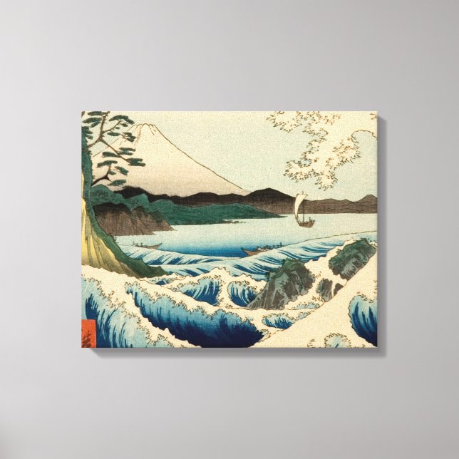 Japanisches Meer von Satta Hiroshige Kunst Leinwanddruck (Vorderseite)
