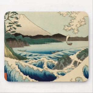 Japanisches Meer von Satta Hiroshige Kunst Mousepad