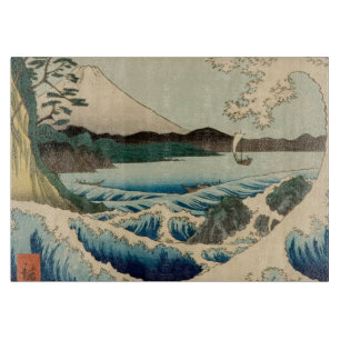 Japanisches Meer von Satta Hiroshige Kunst Schneidebrett
