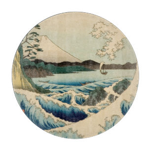 Japanisches Meer von Satta Hiroshige Kunst Schneidebrett
