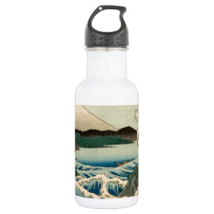 Japanisches Meer von Satta Hiroshige Kunst Trinkflasche