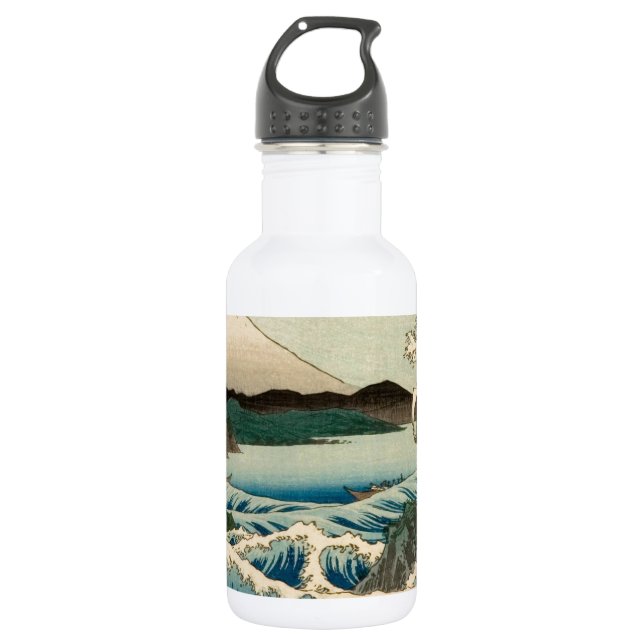 Japanisches Meer von Satta Hiroshige Kunst Trinkflasche (Vorderseite)
