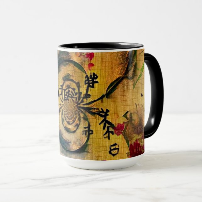 Japanisches Motiv Tasse (VorderseiteRechts)