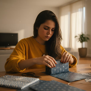 Japanisches Muster 3 Papierblätter Geschenkpapier Set