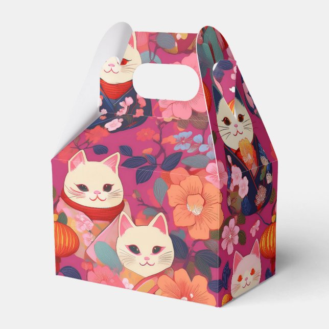 japanisches Muster-Gastgeschenk Geschenkschachtel (Vorderseite)